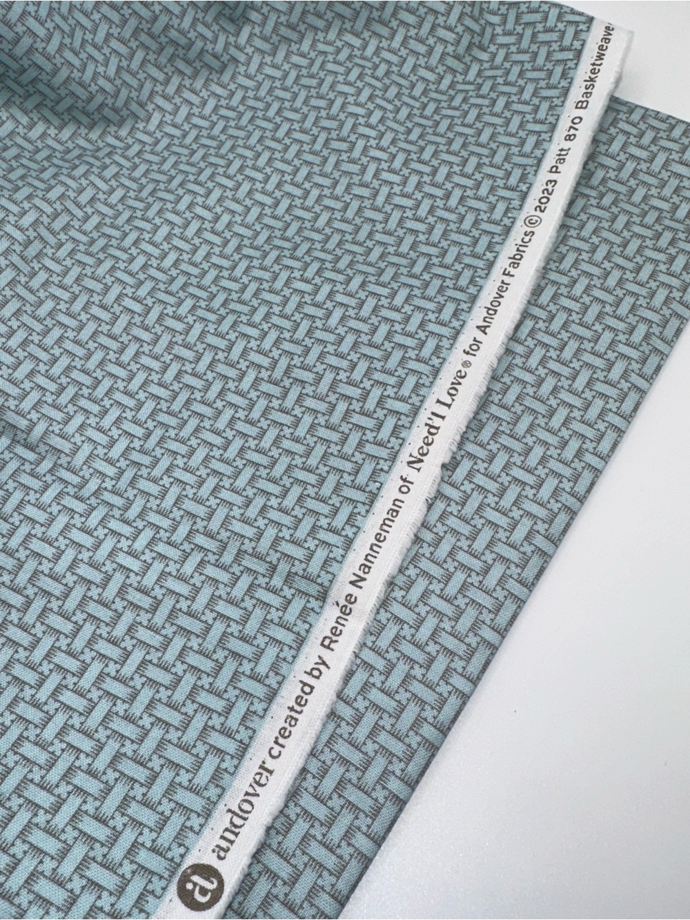Basketweave by Andover Fabrics - Picture 2 of 2